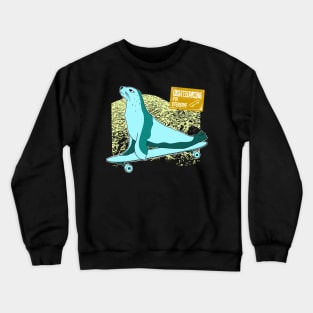 Seal Skateboarding Crewneck Sweatshirt